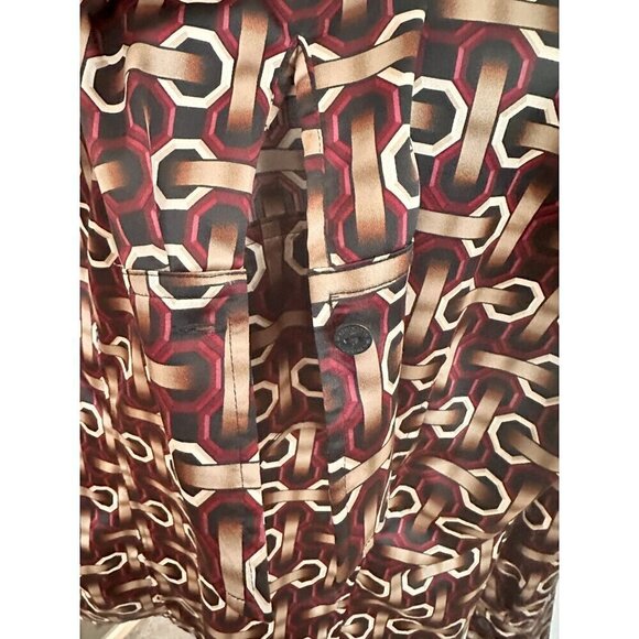 Worthington Stretch Women Office Button‎ Down Shirt. V-neck, collared. Sz. S Blk - Picture 9 of 13